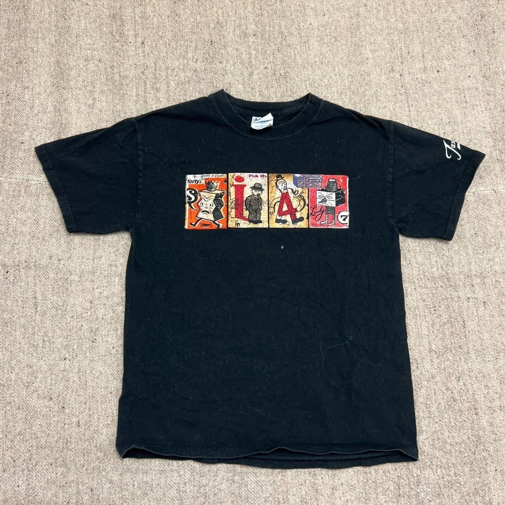Vintage Society Of Illustrators Shirt Mens Medium Black 1990s